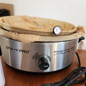 Spa Pro Hot Stone Massage Heater & 44 Basalt Stones (Spa Shock NOT incuded)